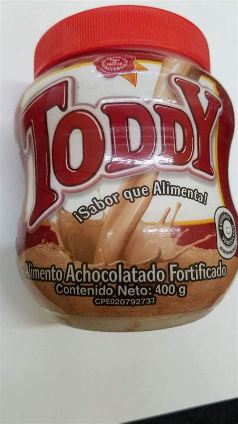 toddy chocolate powder mix.